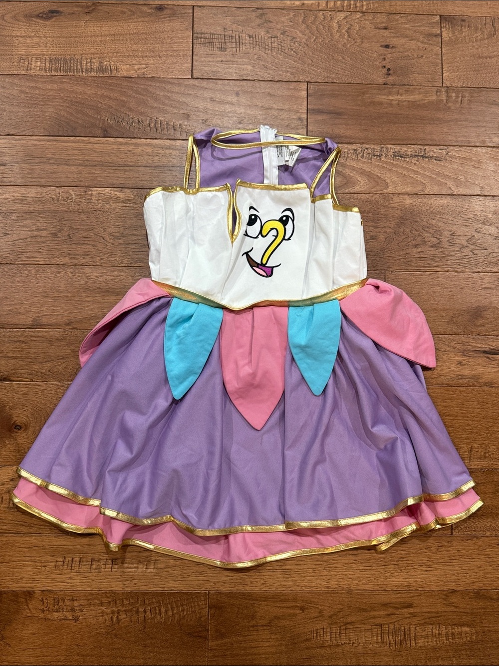 Girls Disney Beauty and the Beast Chip Costume Dress - Size M 10/12